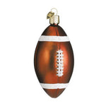 Old World Christmas Football - One Ornament 3.75 Inch, Glass - Ornament Sport Pigskin 44011 (14550)