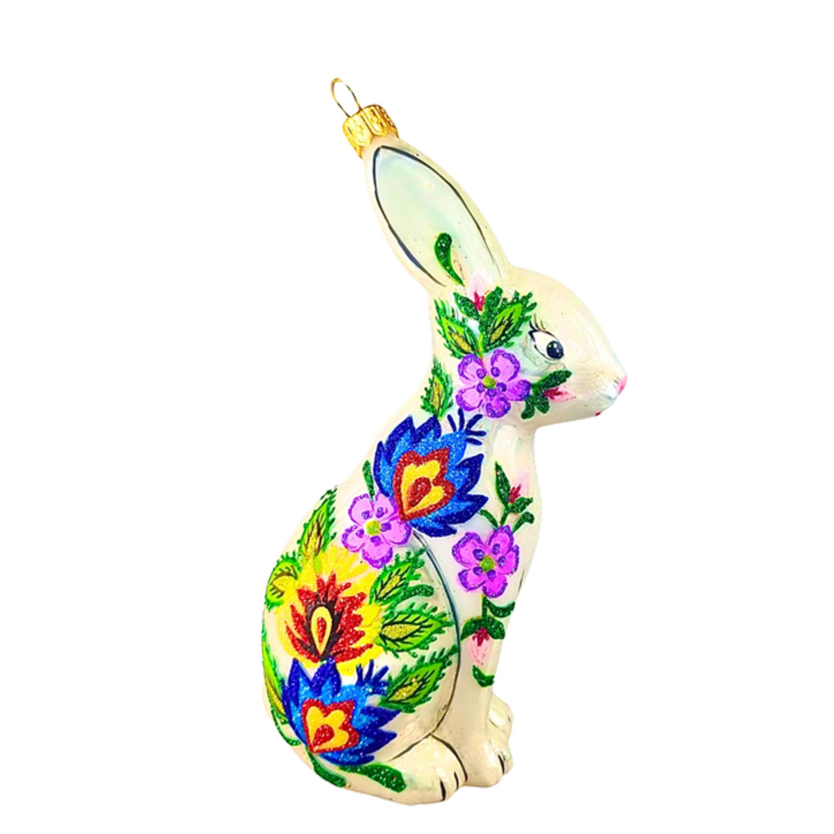 (63861) Pre-Order The Ornament King Bunny Blossom, 6.50 Inch, Spring Easter Ornament 42018