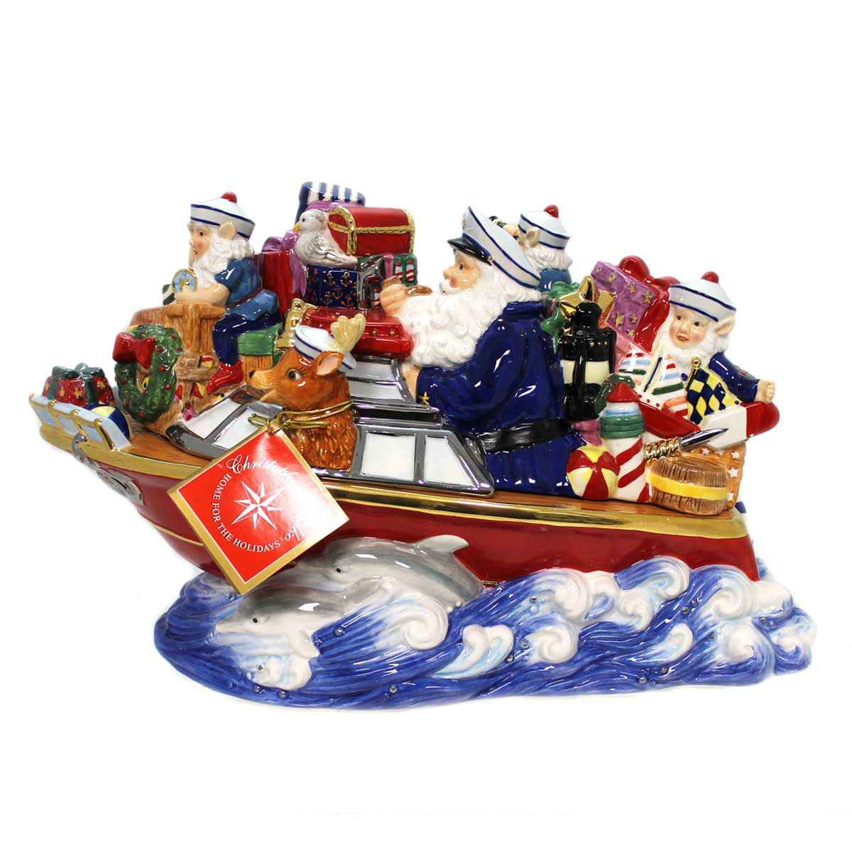 Christopher Radko Nautical Nick Cookie Jar - - SBKGifts.com