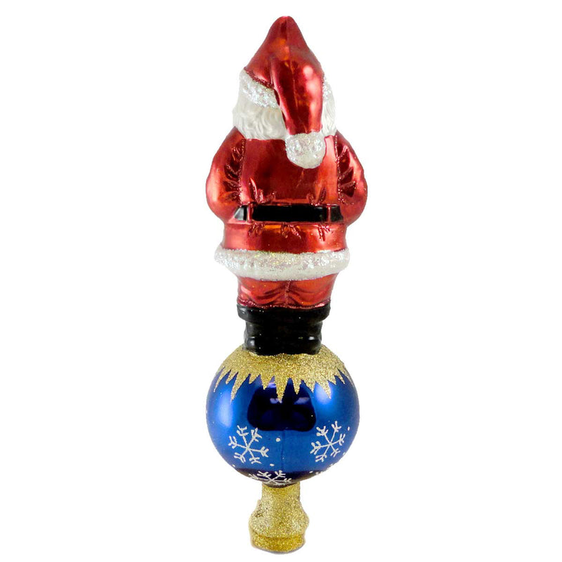 Old World Christmas Santa Tree Top - - SBKGifts.com