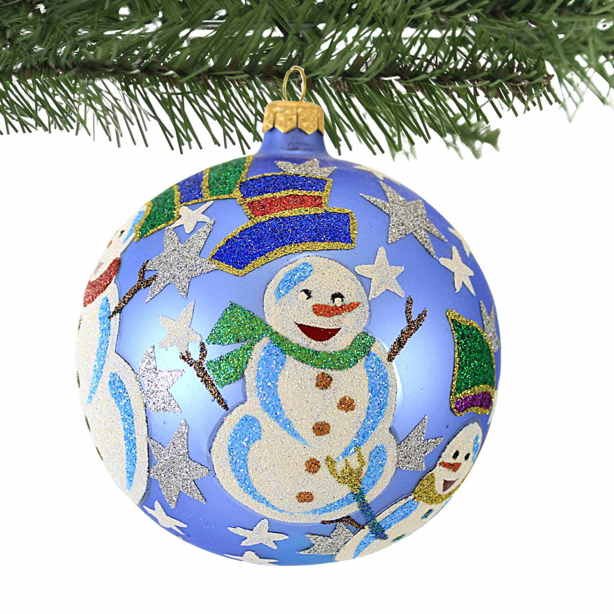 Larry Fraga Designs Snowmen Ball - - SBKGifts.com