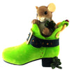 (15312) Charming Tails You're One Lucky Sole, 3.00 Inch, St Patrick's Day Mouse Clover 4025756