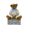 (15323) Boyds Bears Resin Alton Chicksley All Cracked Up, 3.75 Inch, Easter Jim Shore Bearstone 4026267