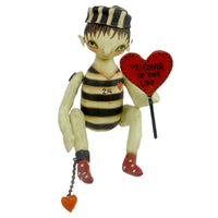 (15505) Valentine's Day Prisoner Of Love, 9.50 Inch, Bethany Lowe Designs Seeber Rs1266