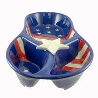 (15553) Tabletop Stars & Stripes Flip Flop Div, 2.25 Inch, Patriotic 52081