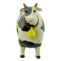 (15563) Jim Shore Mini Cow, 2.50 Inch, Farm Animals Milk Bell 4026879