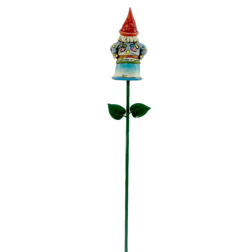 Jim Shore Gnome Plant Stick - - SBKGifts.com