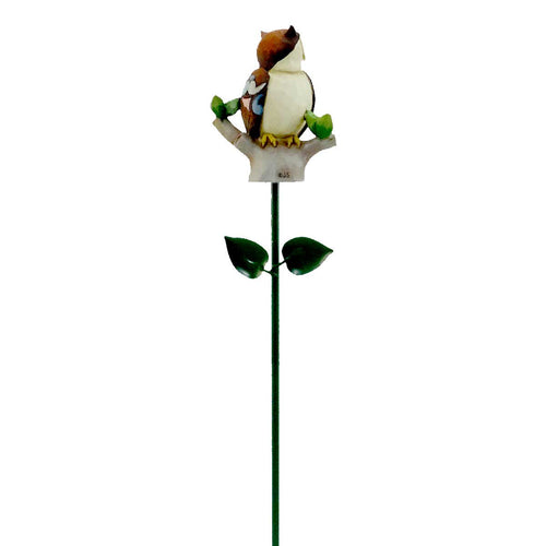 Jim Shore Owl Plant Stick - - SBKGifts.com