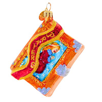 (1566) Christopher Radko Company Book Of Prayers, 3.75 Inch, Ornament Religious Christmas 101260