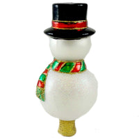 Old World Christmas Vintage Snowman Tree Top - - SBKGifts.com