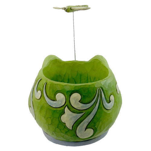 Jim Shore Frog Head Planter - - SBKGifts.com