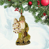 Christopher Radko Company Holiday Moss Santa - - SBKGifts.com