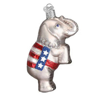 (16211) Old World Christmas Republican Elephant, 4.00 Inch, Ornament Republican Elephant 12108