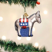 Old World Christmas Democratic Donkey - - SBKGifts.com