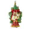 (16266) Larry Fraga Designs Kitty Christmas, 6.75 Inch, Christmas Ornament Bell 4155