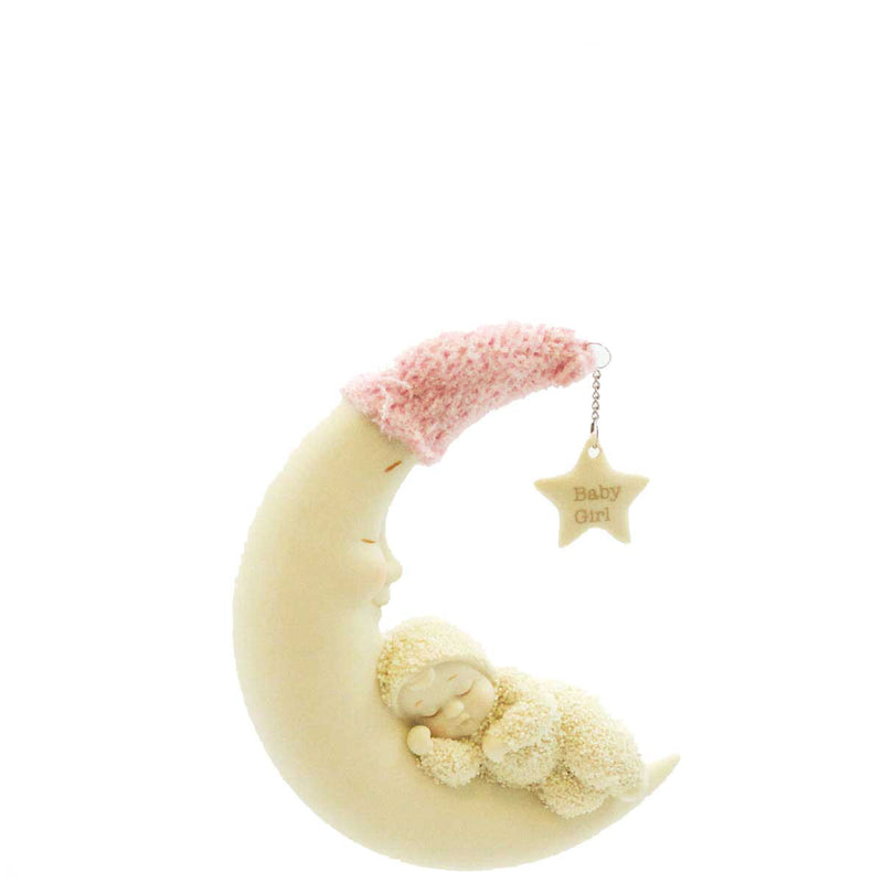 4.50 Inch Moon Beam Girl Sleeping New Baby Ornament 4028195 (16316)