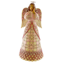 (16489) Jim Shore A Prayer For Healing, 8.25 Inch, Breast Cancer Angel 2012 4027760