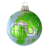 (16613) Larry Fraga Designs Small World, 2.50 Inch, Christmas Ornament Map 5074