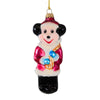 (16734) Larry Fraga Designs Big M Mouse, 5.25 Inch, Christmas Ornament Santa 5080