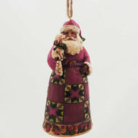 (16852) Jim Shore Santa With Puppy  Ornament, 4.50 Inch, Santa Puppy Christmas 4027725