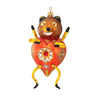 (17046) Larry Fraga Designs Orange Bug, 7.00 Inch, Halloween Ornament Bug Bear Ss0203