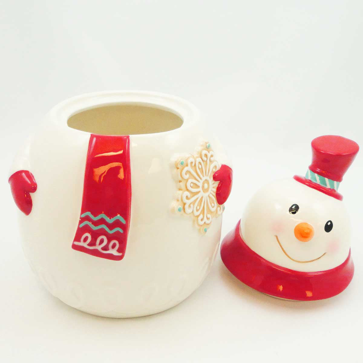 Tabletop Snowman Cookie Jar - - SBKGifts.com