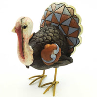 (17188) Jim Shore Mini Turkey, 3.25 Inch, Thanksgiving Gobble 4027807