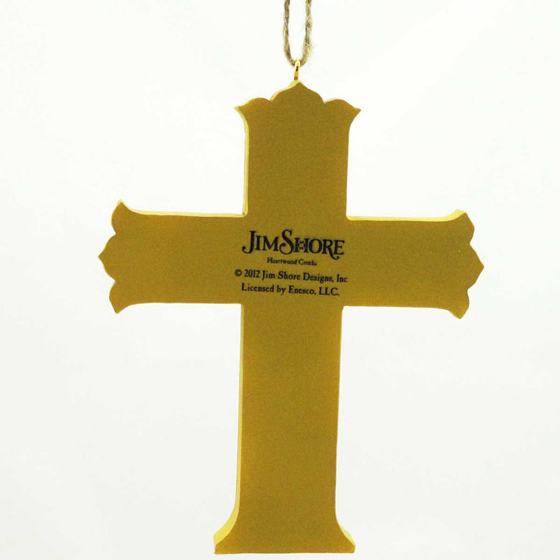 Jim Shore Patriotic Cross Ornament - - SBKGifts.com