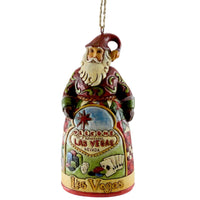 (17228) Jim Shore Las Vegas Santa, 4.75 Inch, Christmas Ornament Casino 4027747