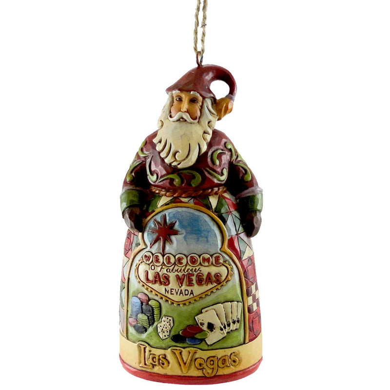 4.75 Inch Las Vegas Santa Christmas Ornament Casino 4027747 (17228)