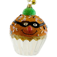 (17353) Jinglenog Boo Baked, 4.25 Inch, Ornament Halloween Cupcake 80177