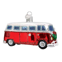 (17587) Old World Christmas Camper Van, 1.75 Inch, Ornament Christmas Car Travel 46042