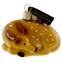 (17594) Old World Christmas Fawn, 1.75 Inch, Ornament Deer Baby 12201