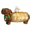 (17662) Old World Christmas Wiener Dog, 2.00 Inch, Christmas Ornament Dachshund 12247