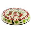 (17666) Burton & Burton Chip And Dip Christmas Plate, 4.00 Inch, Cake Plate 1197137