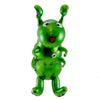 (17763) De Carlini Italian Ornaments Alien With Dots, 6.50 Inch, Space Monster Ornament V3594