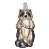 (17839) Old World Christmas Raccoon, 3.50 Inch, Christmas Ornament Animals 12146