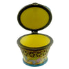 Jim Shore March Daffodil Covered Box - - SBKGifts.com