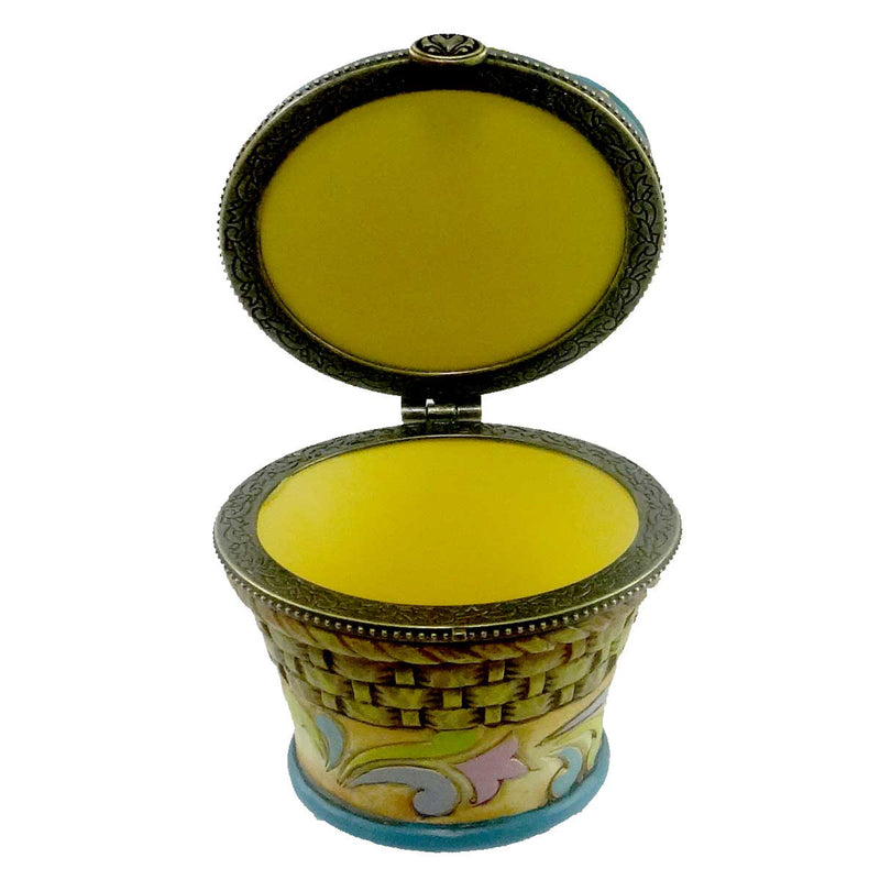 Jim Shore March Daffodil Covered Box - - SBKGifts.com