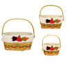 (18175) Boyds Bears Plush Harvestbeary Basket Set, 5.25 Inch, Fall Home Decor 65197