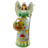 (18309) Jim Shore Love Grows Here, 9.75 Inch, Gardening Angel Hoe Basket 4033803