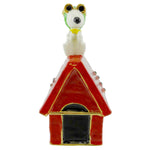 3.00 Inch Snoopy Flying Ace Jeweled Box Peanuts Doghouse 97048 (18382)