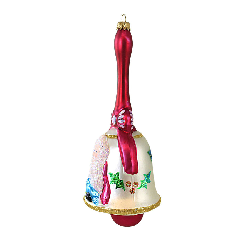 Larry Fraga Designs Santa's Dinner Bell - - SBKGifts.com