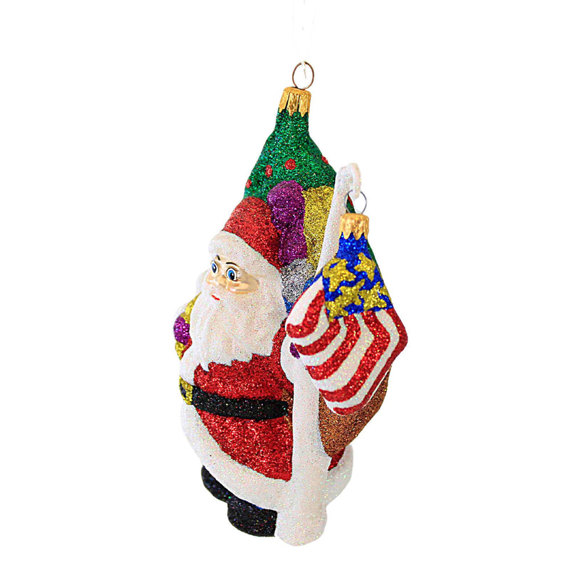 Larry Fraga Designs American Santa - - SBKGifts.com