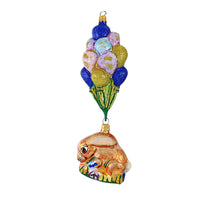 (18761) Larry Fraga Designs Up Up And Away, 9.00 Inch, Ornament Easter Ballons Bunny 5948