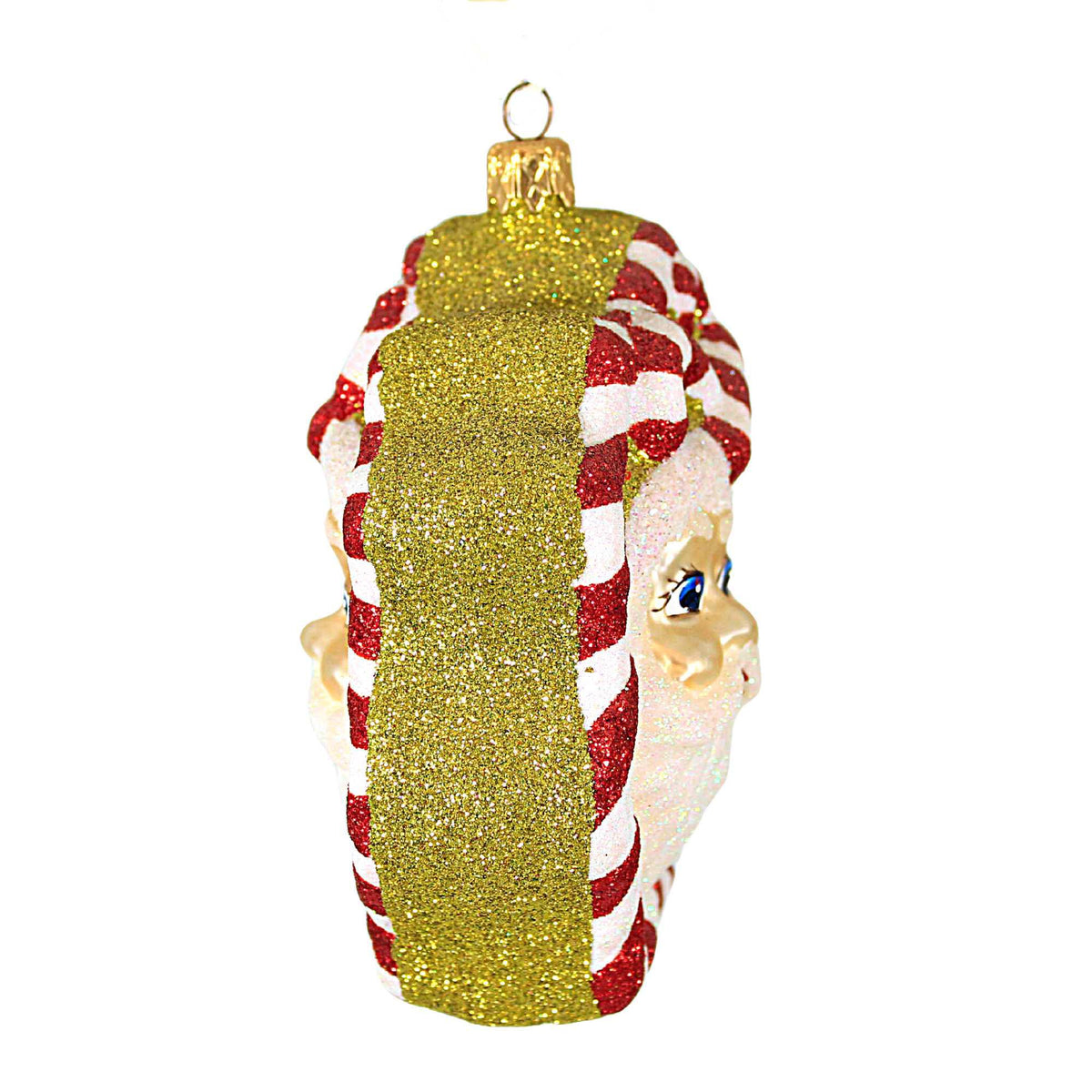 Larry Fraga Designs Candy Cane Santa - - SBKGifts.com