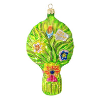 (18870) Larry Fraga Designs Flowers For Deb, 6.00 Inch, Ornament Bouquet Dresden Dove 2004