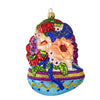 (18889) Larry Fraga Designs Easter Bouquet, 6.25 Inch, Ornament Egg Flower Spring 2164