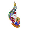 (18890) Larry Fraga Designs Rockin Robin, 8.00 Inch, Ornament Horse Santa 585