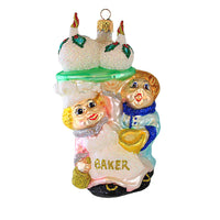 (18894) Larry Fraga Designs Christmas Baker, 5.75 Inch, Ornament Chef Cooking 101